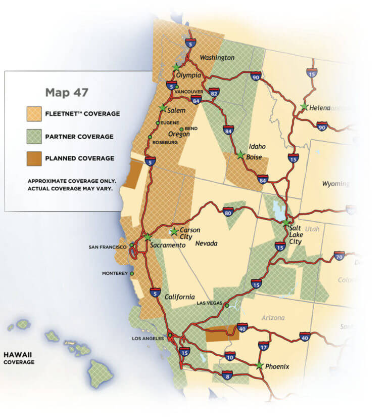 FleetNet San Francisco Coverage Map